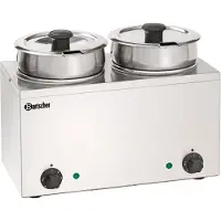 Bartscher Bain-Marie Hotpot mit 2 Töpfen 3,5 Liter