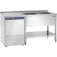 Bartscher Spülcenter 700, B1600 2 Becken LI 306350 , 1 Stück