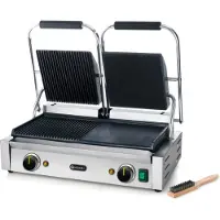 Hendi Kontaktgrill Doppel Edelstahl