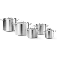 Hendi Gemüsetopf m/Deckel Edelstahl 280x220 mm 13,5 l Kitchen Line