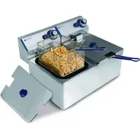Hendi Induktionsfriteuse doppelt 2x 8 ltr 2x 3500W Kitchen Line