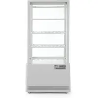 Hendi Aufsatz vitrine weiss 78 l Anti-Beschlag höhe 966