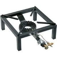 Bartscher Gaskocher, schwarz 1054503 , Maße: 398 x 570 x 170 mm, 7,5 kW