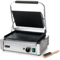 Hendi Panini Kontaktgrill Gerillt/gerillt