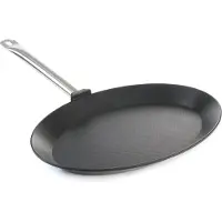 Hendi Fischpfanne Oval Titanium Professional 38x26cm