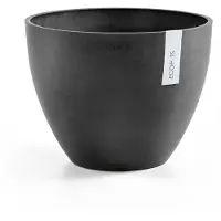 Ecopot's Blumentopf "ANTWERP Dark Grey", BxTxH: 50x50x37,5 cm