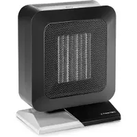 Trotec Keramik-Heizlüfter TFC 13 E in coolem schwarz/weiß mit 2 Heizstufen bis zu 1.400 Watt und Ventilatorfunktion. Besonders sicher durch den integrierten Kipp-Abschalter.