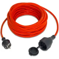 Trotec Qualitäts-Verlängerungskabel 15 m | 230 V | 1,5 mm² | IP44 | Verlängerungsleitung | Kabel | Verlängerungskabel | Garten