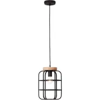 Brilliant Pendelleuchte, 1-flammig Gwen braun IP20 E27 40 Watt dimmbar g. f. Normallampe
