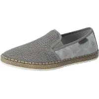 Rieker Espadrilles für Herren, grau, Größe 43