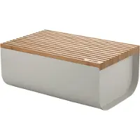 Alessi Brotkorb + Brotplatte Mattina Warm Grey