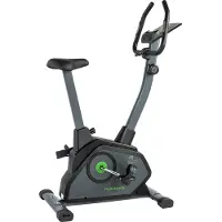 Tunturi Cardio Fit B35 Heimtrainer Fahrrad / Fitnessfahrrad / Hometrainer Fahrrad Trainer mit LCD-Bildschirmanzeige und Tablethalterung - Schwarz