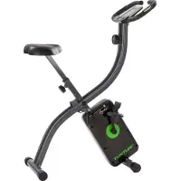 Tunturi Cardio Fit B20 X Bike Heimtrainer Fahrrad klappbar / Fitnessfahrrad / Hometrainer Fahrrad Trainer mit LCD-Bildschirmanzeige und Tablethalterung - Schwarz