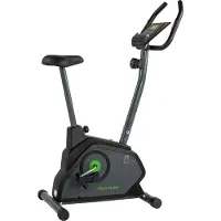 Tunturi Cardio Fit B30 Heimtrainer Fahrrad / Fitnessfahrrad / Hometrainer Fahrrad Trainer mit LCD-Bildschirmanzeige und Tablethalterung - Schwarz