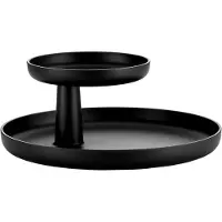 Vitra Etagere Rotary Tray schwarz, Designer Jasper Morrison, 12 cm