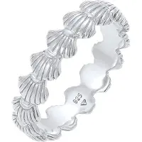 Elli Ring Bandring Muscheln Maritim Beach Look 925 Silber Elli Silber