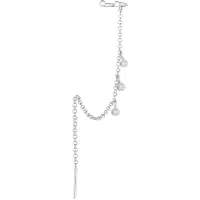 Elli Ohrringe Earcuff Durchzieher Zirkonia Single 925 Silber Elli Silber