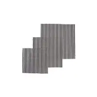 Nuts Innovations Bienenwachstuch 3er Set Streifen schwarz/weiß