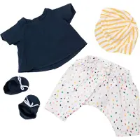 BigBuy Fashion Badewannenset mit Zubehör für Babypuppe