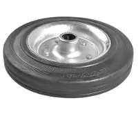 Pro Plus Ersatznase Gummi/Stahlrad 20 x 5 cm schwarz