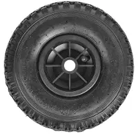 Proplus Ersatznasenrad Gummi/Kunststoff 26 x 8,5 cm schwarz