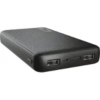 Trust Primo Compact, 15000 mAh, Lithium-Ion (Li-Ion), 3,7 V, 15 W, Schwarz