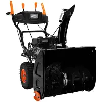 Fornorth Schneefräse S6600, 6,5 PS, 610 mm Arbeitsbreite, 510 mm Schneehöhe, Elektro- & Seilzugstart