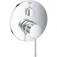 GROHE Essence Einhandbatterie, mit 3-Wege Umstellung, Fertigmontageset für Rapido SmartBox, 24169001, Farbe: Chrom