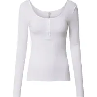Pieces Langarmshirt "PCKITTE LS TOP NOOS BC" Baumwollmischung, slim fit
