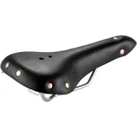 Selle Monte Grappa Sattel Sport Leder schwarz