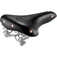 Selle Monte Grappa Sattel weiches Lederschwarz