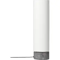 Gubi Unbound Tischleuchte White - , Unbound, dimmbar, Grau, für Wohnzimmer, Stein, Skandinavisch