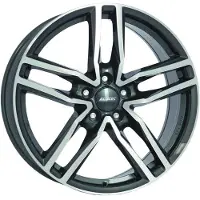 Alutec 16 Zoll Alufelge Ikenu 16"x6.5" 4x100 PCD ET40 63.30mm Felge Graphit Frontpoliert