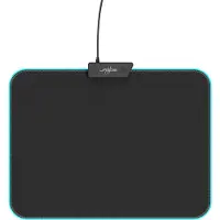 URage LETHALITY 200 ILLUMINATED Gaming-musemåtte Belyst Sort (B x H x T) 350 x 3 x 260 mm