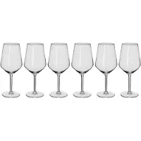 Alpina Weingläser Rotwein Set 6 Teilig - Weinglas 53cl - Spülmaschinenfeste Rotweingläser - Geschenk für Frauen