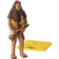 Noble Collection Der Zauberer von Oz Bendyfigs Biegefigur Cowardly Lion (with his Badge of Courage) 19 cm NOB3041