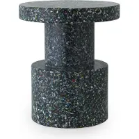 Normann Copenhagen Bit Hocker schwarzer Beistelltisch