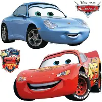 Disney Wandtattoo Cars Blau und Rot 30 x 30 cm 600219