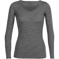 Icebreaker Siren Sweetheart Merino Long Sleeve Base Layer Grau XL Frau