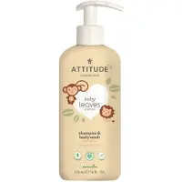 ATTITUDE Baby Leaves 2-in-1 Shampoo & Body Wash Peer Nectar 473 ml Waschgel