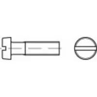 Toolcraft TO-5381175 Zylinderschrauben M3.5 35 mm Schlitz DIN 84 Stahl galvanisch verzinkt 200 St.
