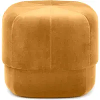 Normann Copenhagen Circus Hocker, gelb, Breite 46cm - , Gelb, Stoff / Textil