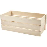 Creotime apfelschachtel 45 x 20 x 17 cm blank