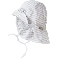 Sterntaler Schirmmütze in Grau/ Weiß - 49 cm