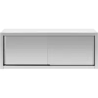 Expondo Royal Catering Edelstahl Hängeschrank - 160 x 45 cm