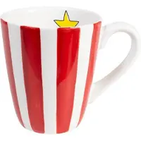 Blond Amsterdam Becher Roter Streifen in Rot - 350 ml | Gr.: onesize