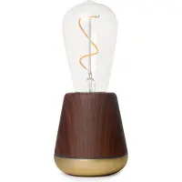HUMBLE ONE T 1W LED WALNUSS H19,5CM D8,5CM 2200K DIMM 3 ST