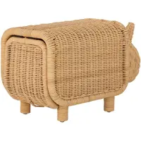 Bloomingville Blooming Ville Mini Soffe Hocker Mit Stauraum | Natur | Rattan | 82055533