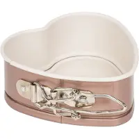 Patisse Herzförmiger Mini 12 cm Stahl kupfer/beige