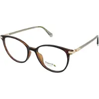 Polaroid PLD D459/G Damen-Brille inkl. Gläser Vollrand Cat Eye Kunststoff-Gestell 52/17/145, braun